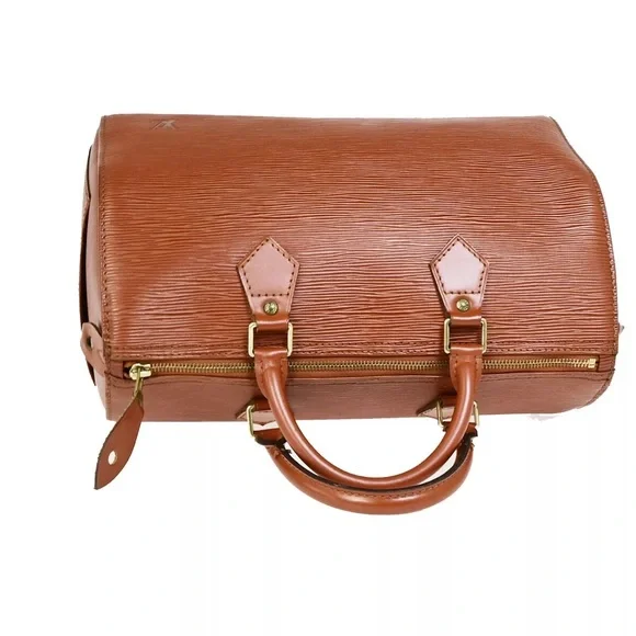 Louis Vuitton Speedy Duffle Epi Speedy 30 with 315 Louis Vuitton Lock & Key - Picture 5 of 16